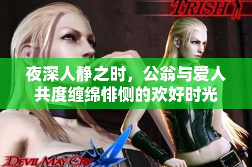 夜深人静之时，公翁与爱人共度缠绵悱恻的欢好时光