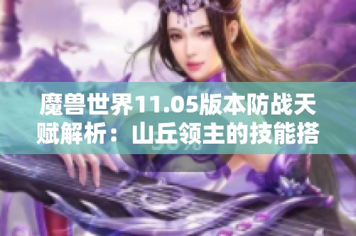 魔兽世界11.05版本防战天赋解析：山丘领主的技能搭配与攻略