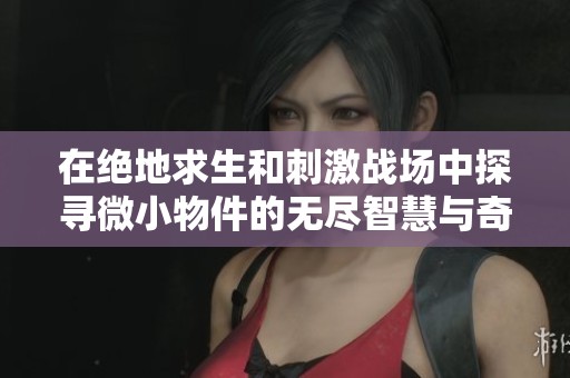 在绝地求生和刺激战场中探寻微小物件的无尽智慧与奇迹之旅