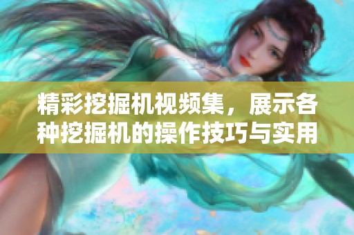 精彩挖掘机视频集，展示各种挖掘机的操作技巧与实用效果