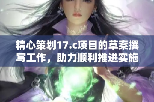 精心策划17.c项目的草案撰写工作，助力顺利推进实施方案