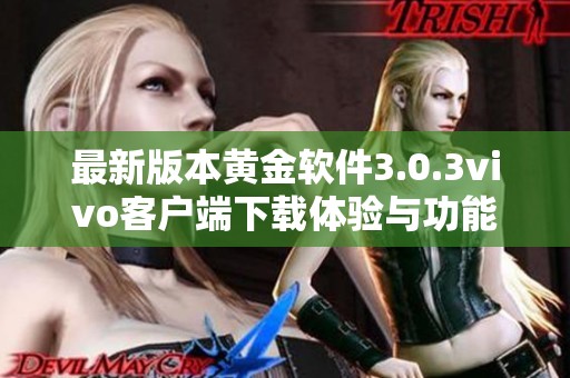 最新版本黄金软件3.0.3vivo客户端下载体验与功能全面解析