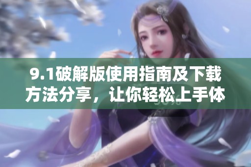 9.1破解版使用指南及下载方法分享，让你轻松上手体验新功能