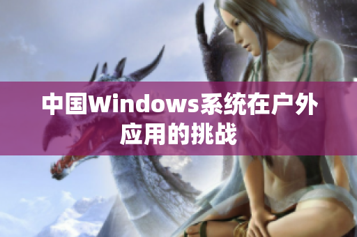 中国Windows系统在户外应用的挑战