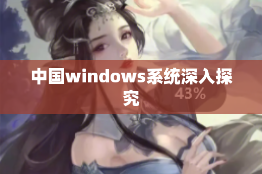 中国windows系统深入探究