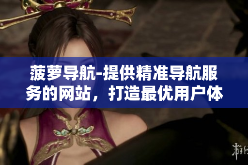 菠萝导航-提供精准导航服务的网站，打造最优用户体验