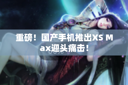 重磅！国产手机推出XS Max迎头痛击！