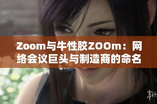 Zoom与牛性胶ZOOm：网络会议巨头与制造商的命名互换