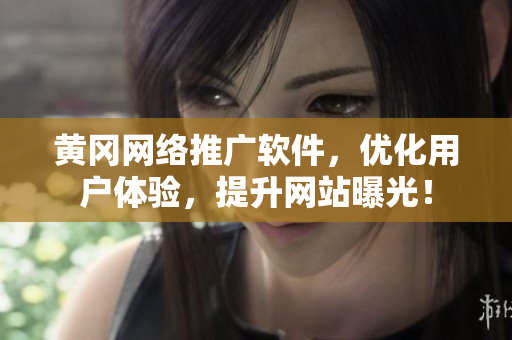 黄冈网络推广软件，优化用户体验，提升网站曝光！