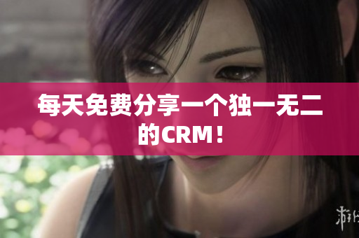 每天免费分享一个独一无二的CRM！