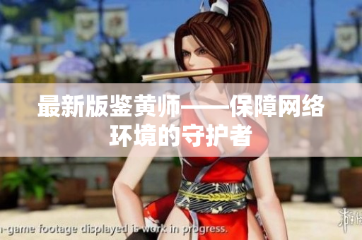 最新版鉴黄师——保障网络环境的守护者