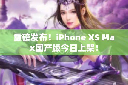 重磅发布！iPhone XS Max国产版今日上架！