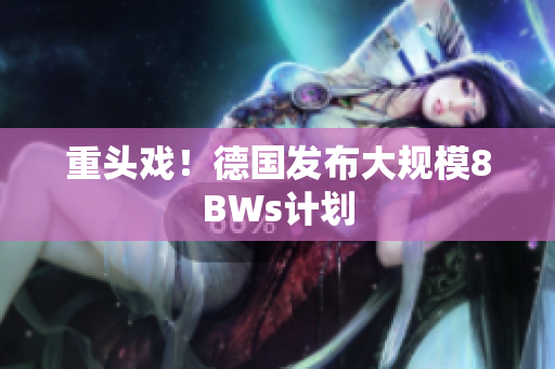 重头戏！德国发布大规模8BWs计划