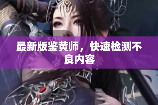 最新版鉴黄师，快速检测不良内容