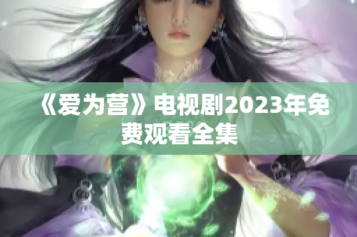 《爱为营》电视剧2023年免费观看全集