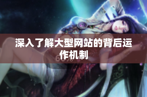 深入了解大型网站的背后运作机制