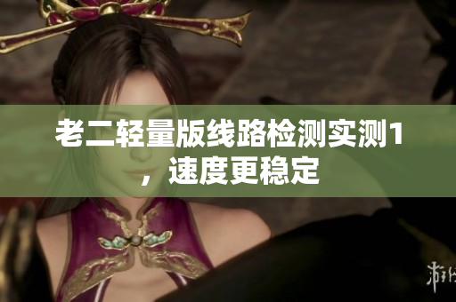 老二轻量版线路检测实测1，速度更稳定