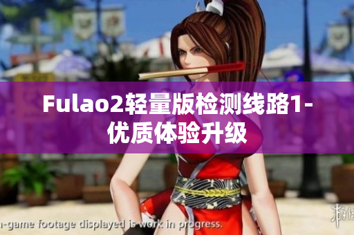 Fulao2轻量版检测线路1-优质体验升级